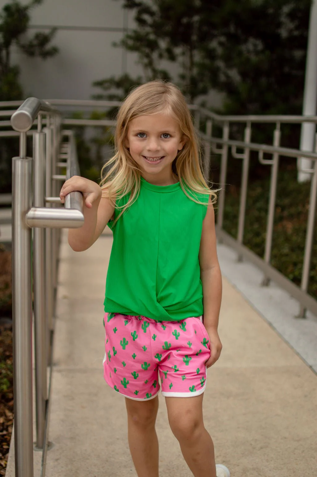 Crop Knot Tank - Emerald - Image 6