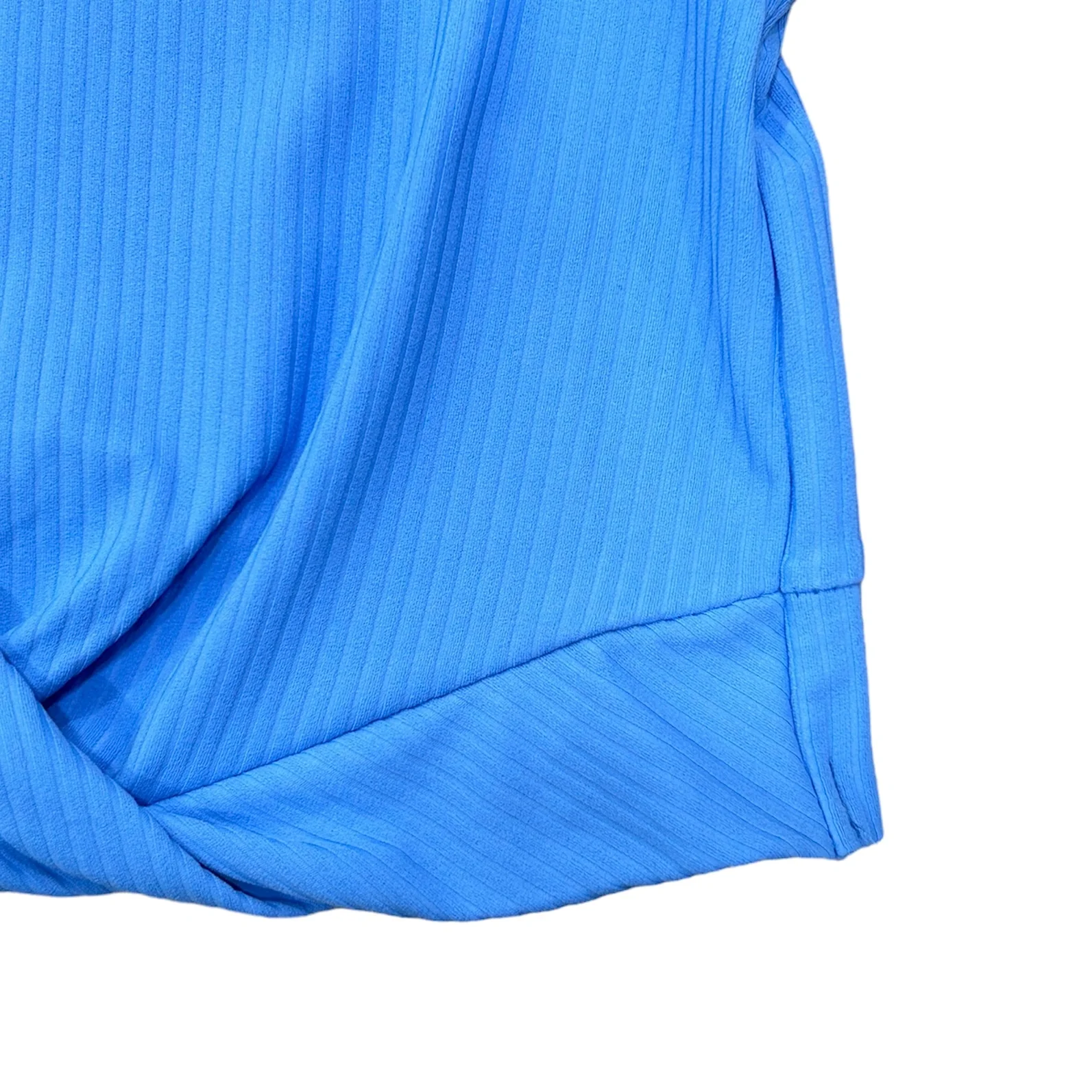 Crop Knot Tank - French Blue - Image 5