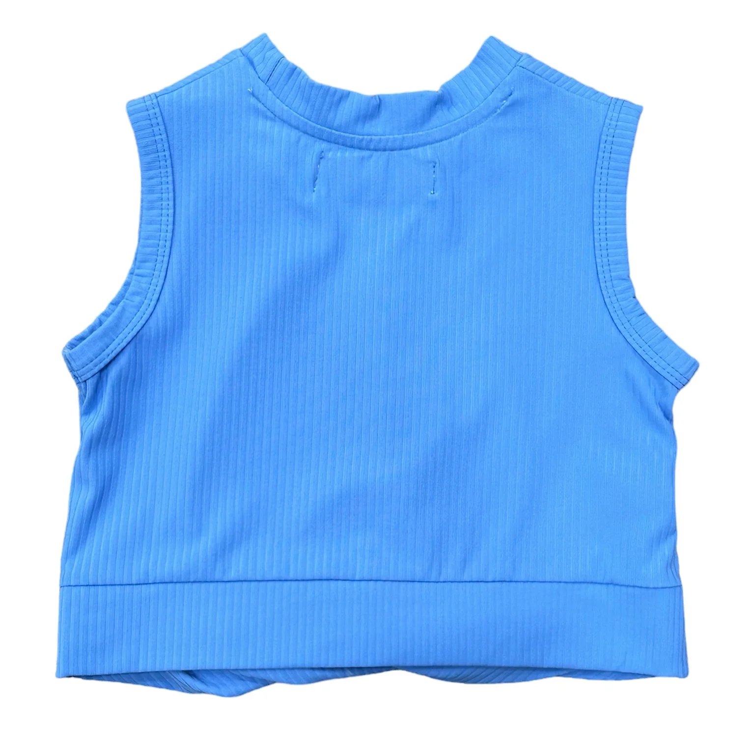 Crop Knot Tank - French Blue - Image 6