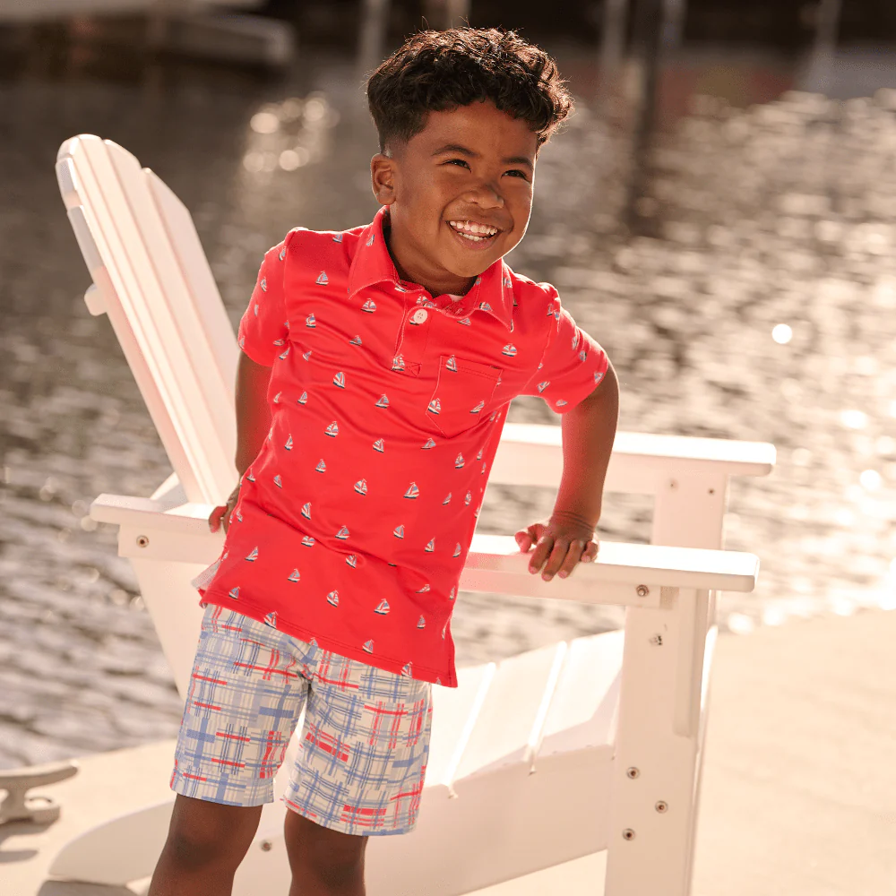 Davis Pocket Polo - Sailboats - Image 4