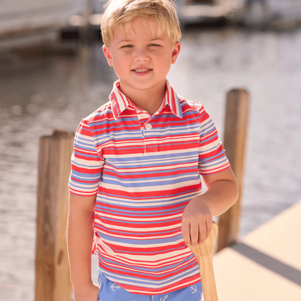 Davis Polo - Cape Cod Stripe - Image 3
