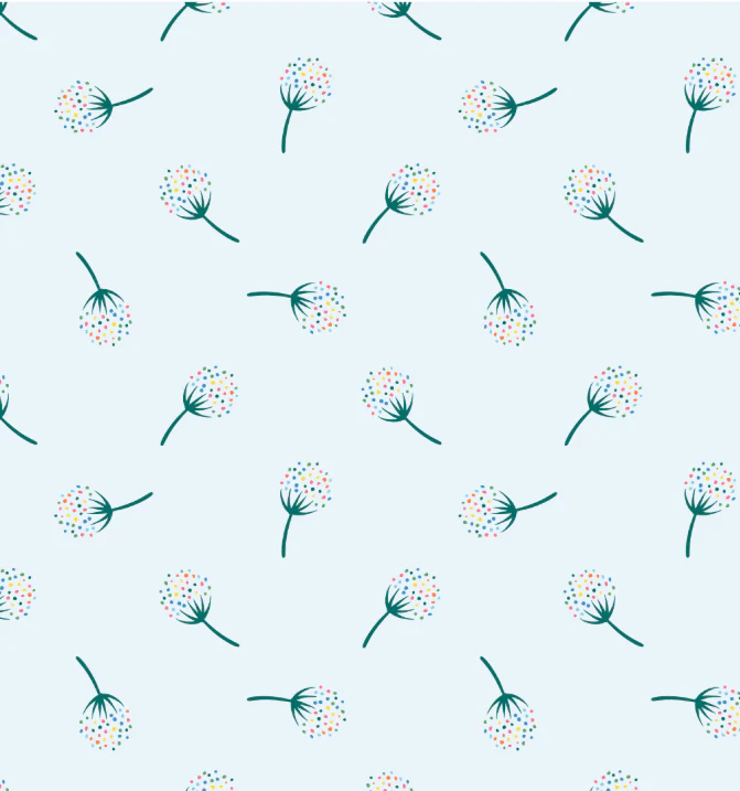 Dottie Flower Sack Dress - Fern Field Linen - Image 2