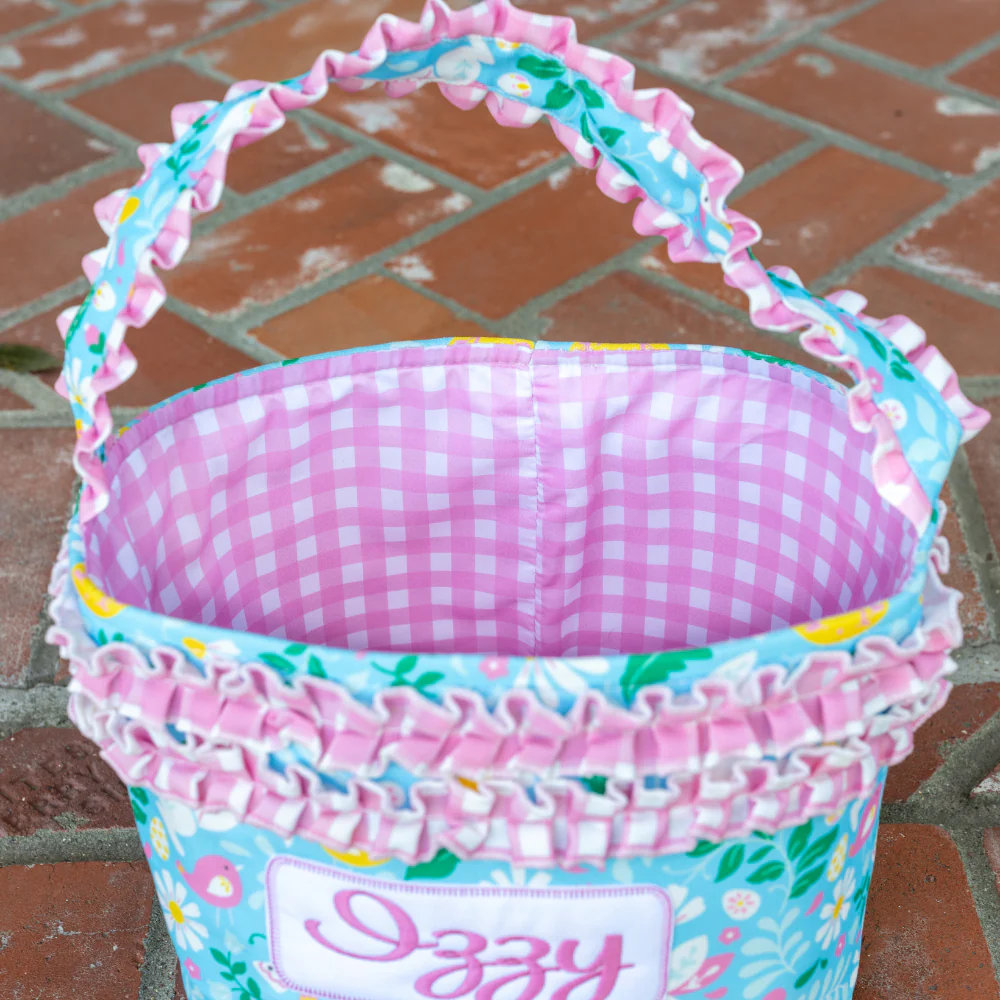 Easter Basket - Floral Bunnies - Image 2