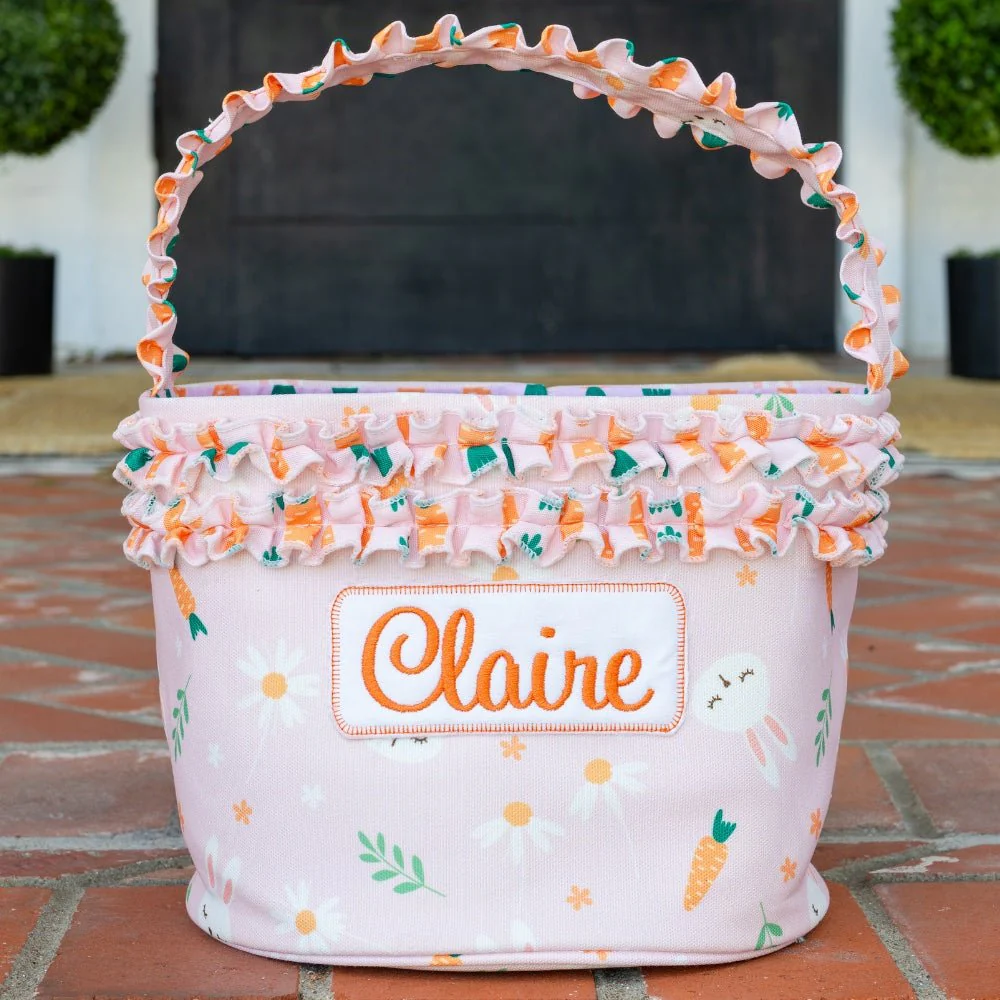 Easter Basket - Pink Carrots