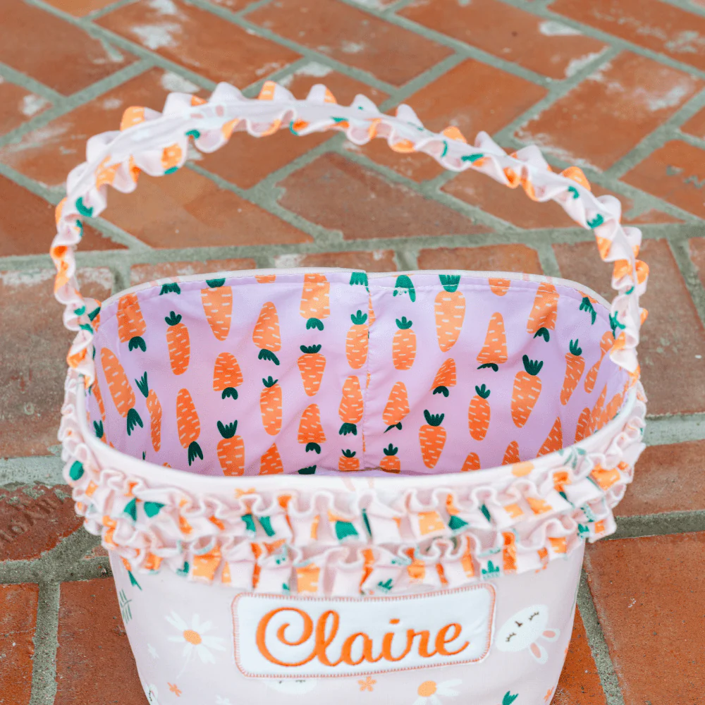 Easter Basket - Pink Carrots - Image 2