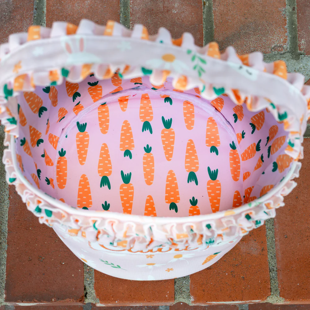 Easter Basket - Pink Carrots - Image 3