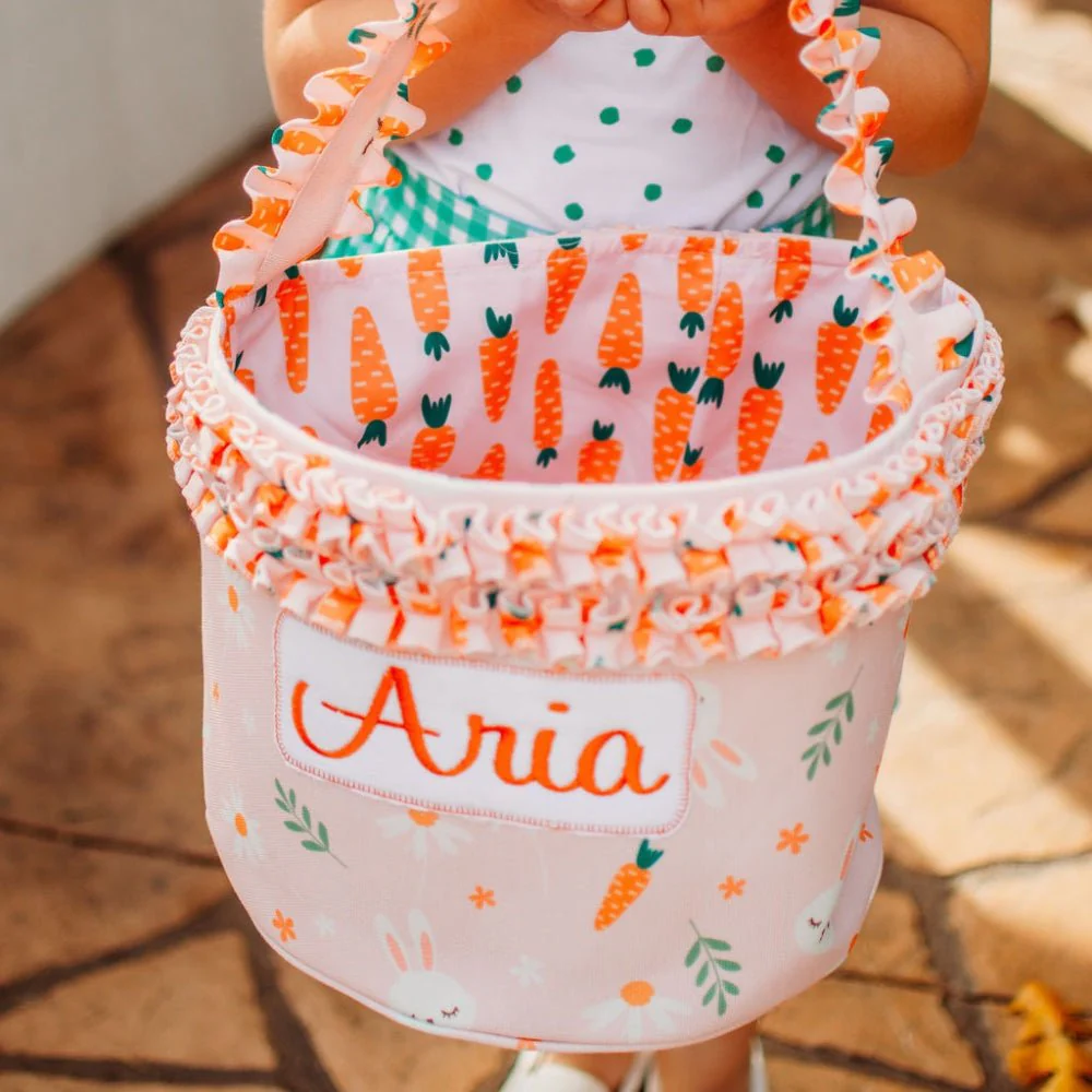 Easter Basket - Pink Carrots - Image 6