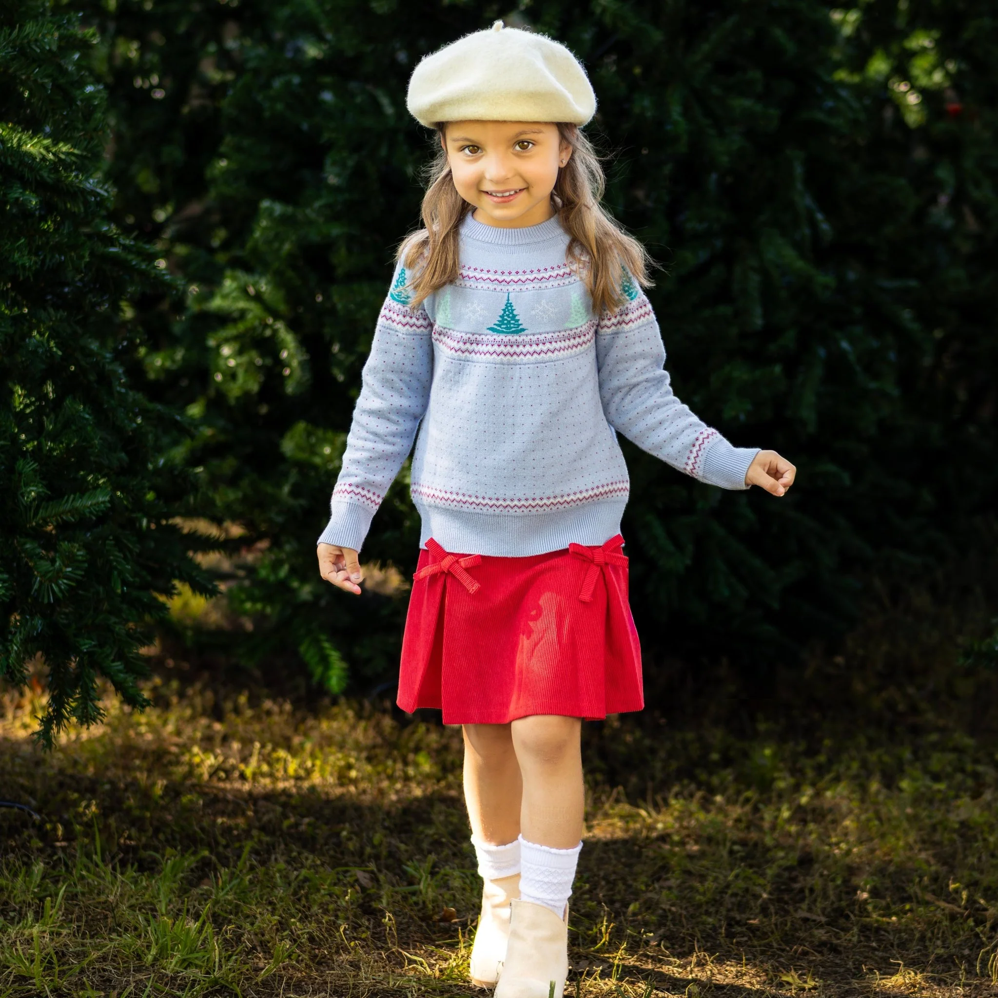 Emerson Crew Neck Sweater - Peppermint Pines - Image 3