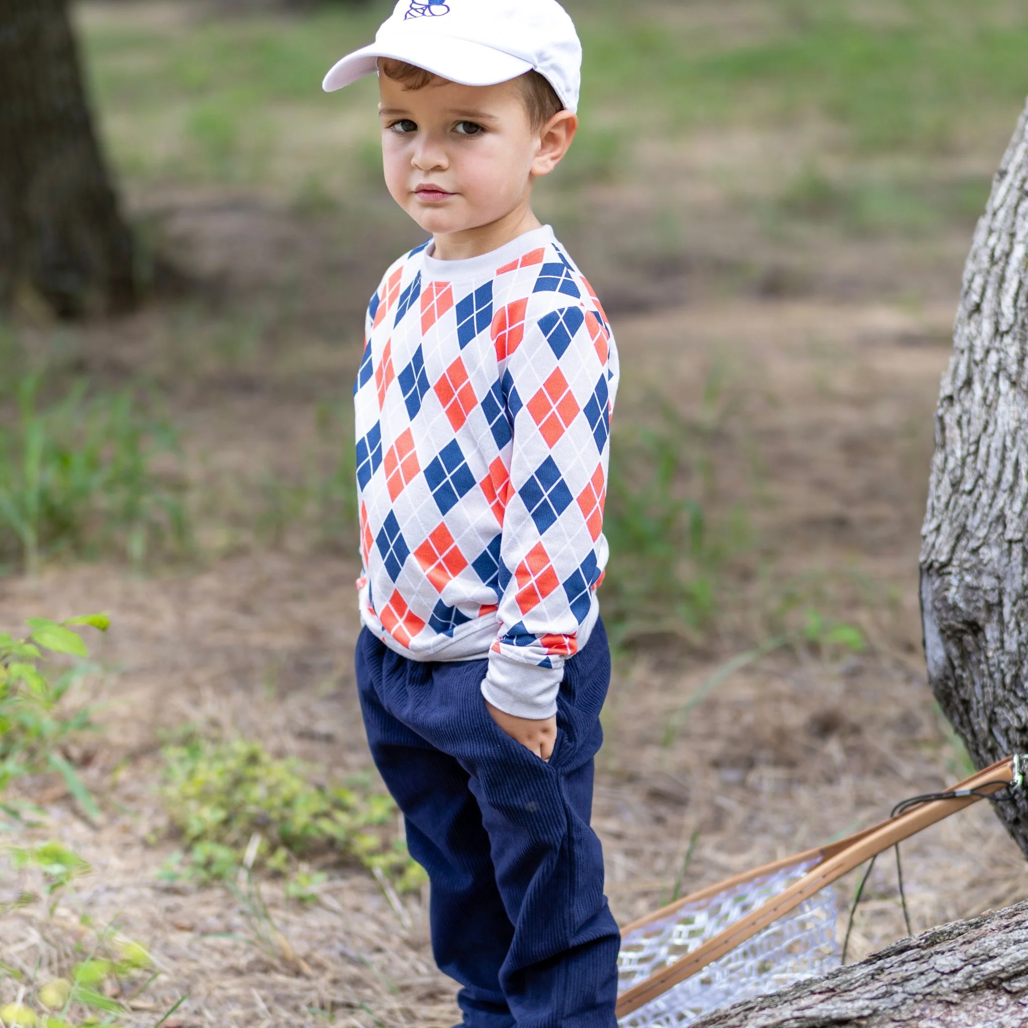 Emmett Corduroy Jogger - Oxford Blue - Image 2