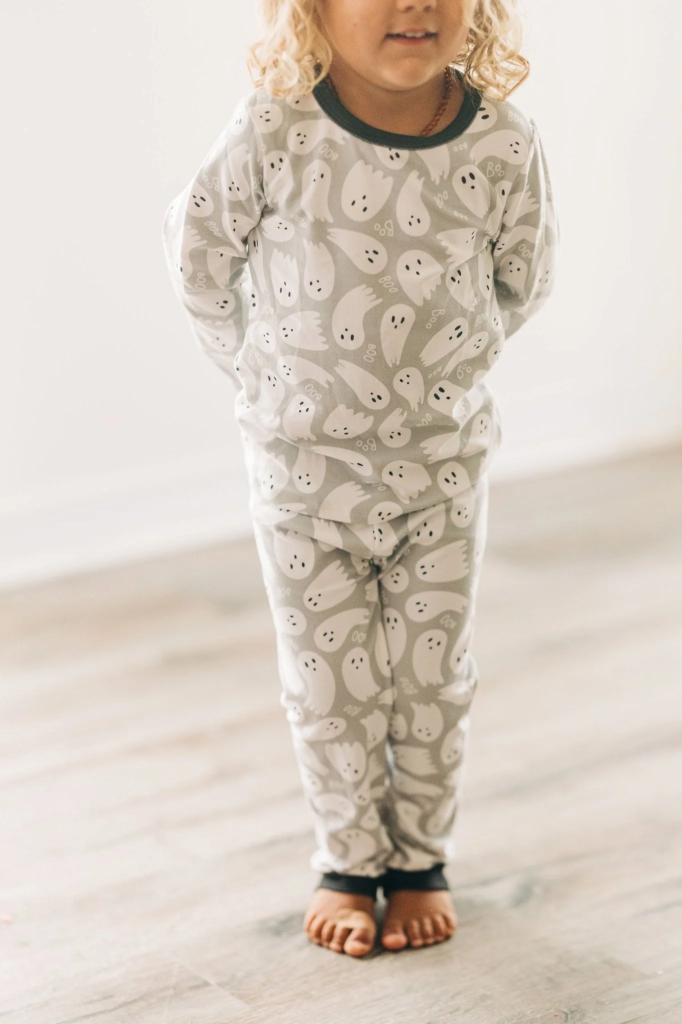 Buttflap PJs - Ghosts on Grey - Image 3