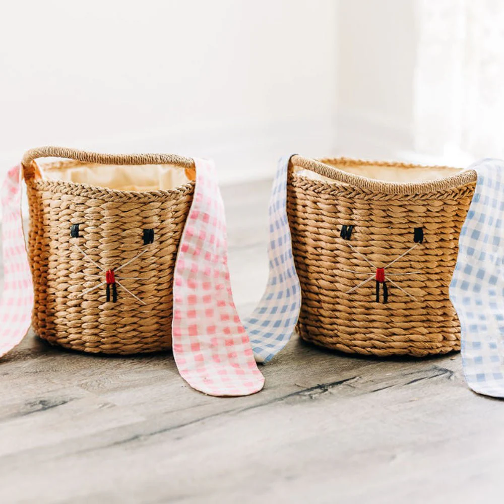 Easter Basket - Pink Gingham Bunny - Image 12
