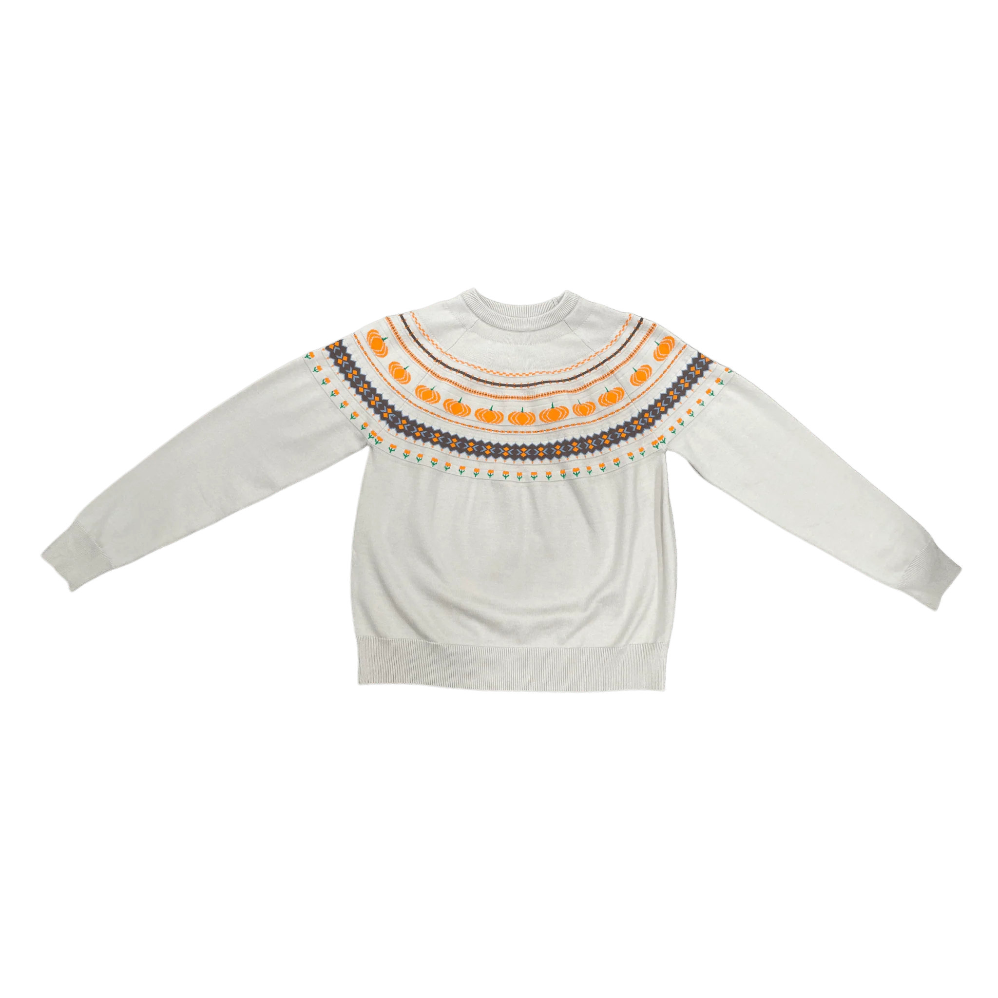 Emerson Crew Sweater - Pumpkin Faire Isle - Image 4