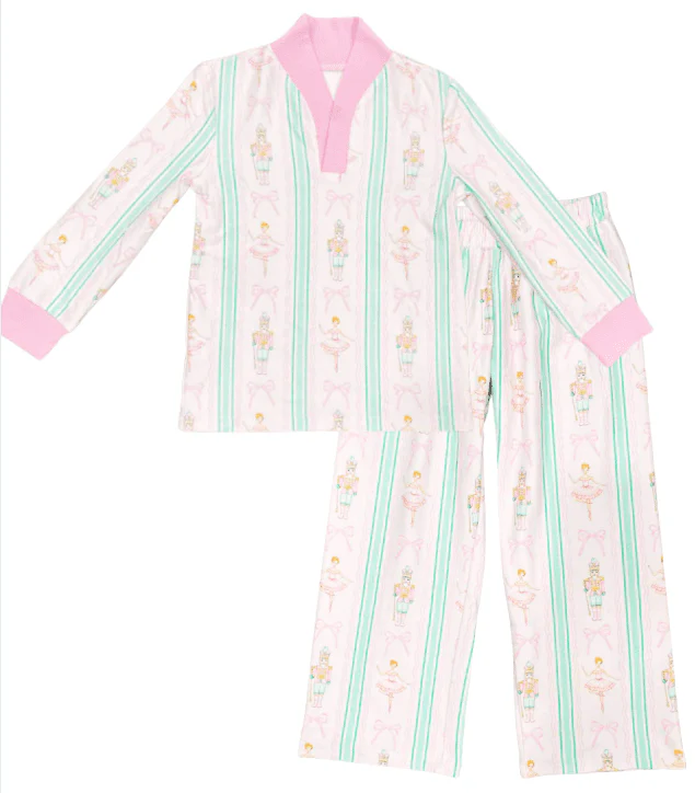 Wide Leg Lounge Set - Nutcracker Holiday Lounge - Image 6