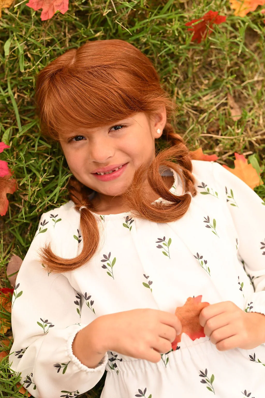 Mini Charlotte Ruffle Tier Dress - Earthy Floral - Image 3