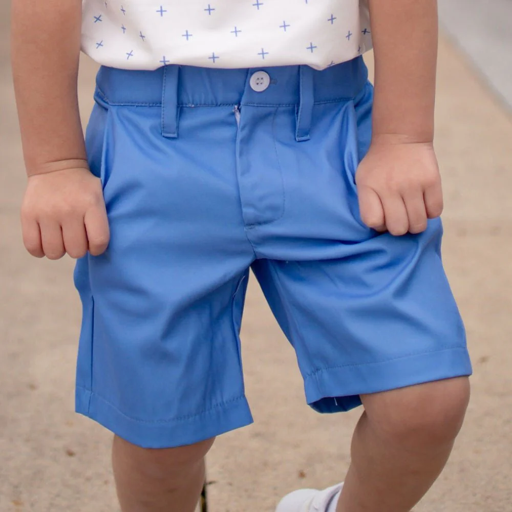 Men's Golf Shorts - French Blue - Image 2
