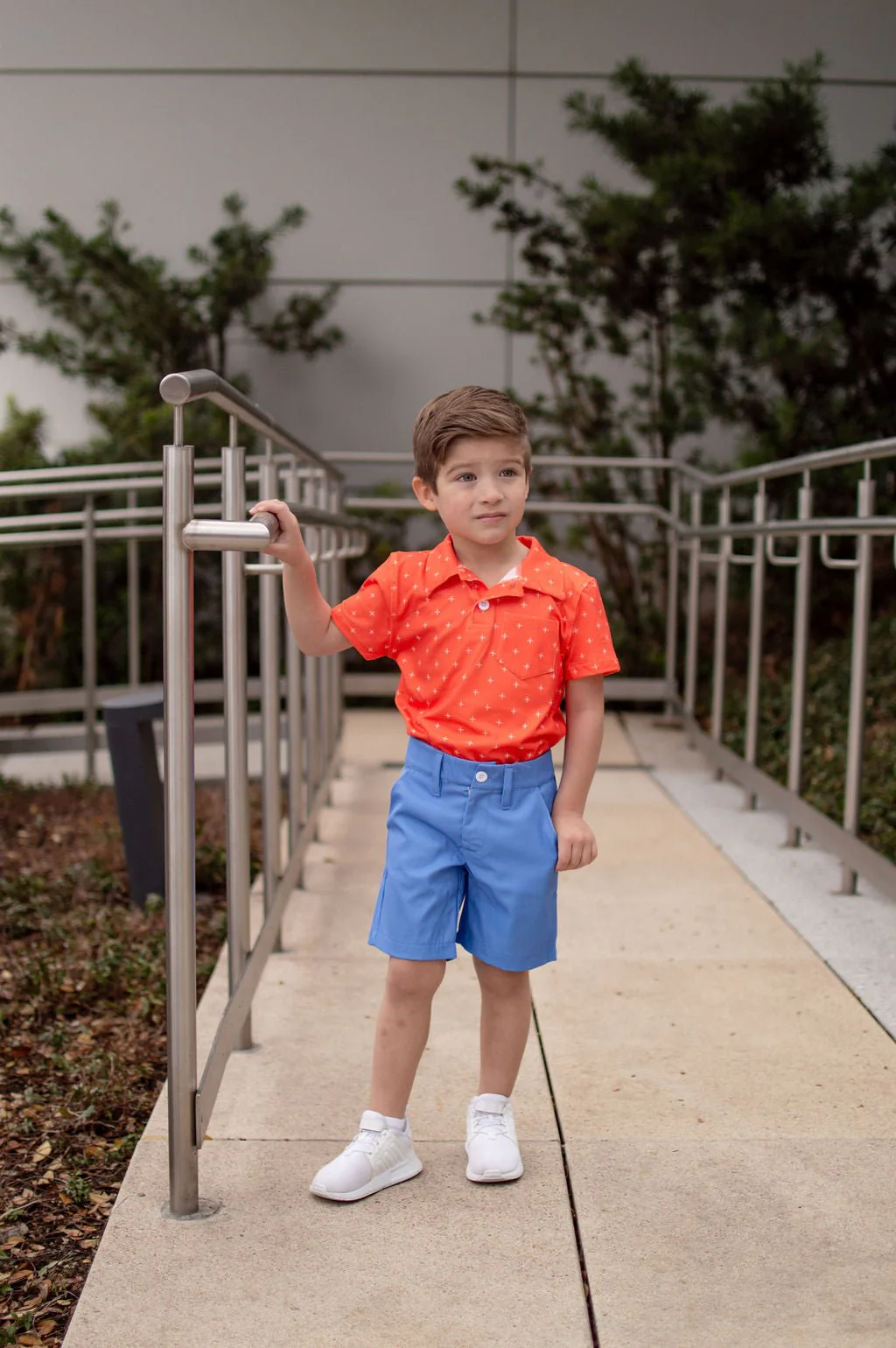 Men's Golf Shorts - French Blue - Image 7