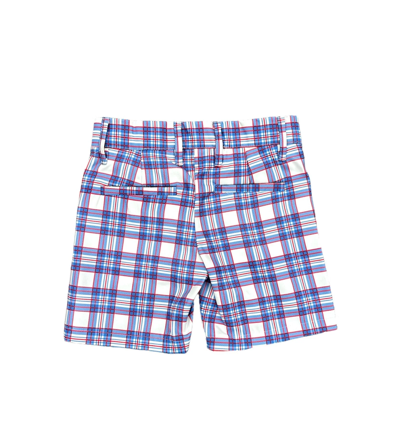 Boy's Golf Shorts - Summer Plaid - Image 4