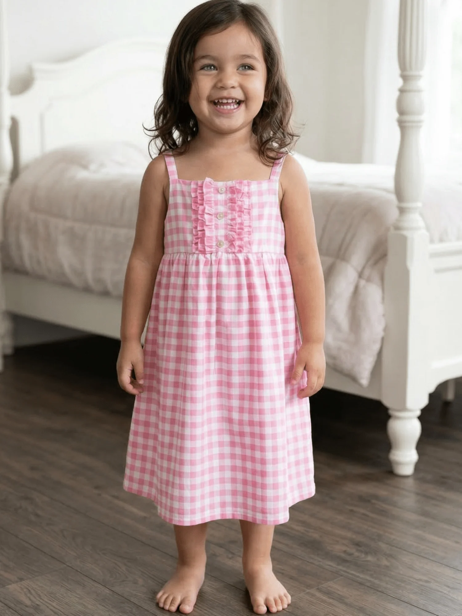 Gown - Pink Gingham