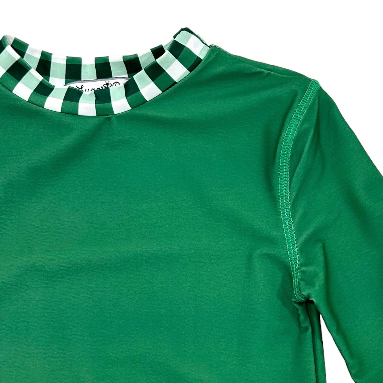 Rashguard - Green Gingham - Image 5