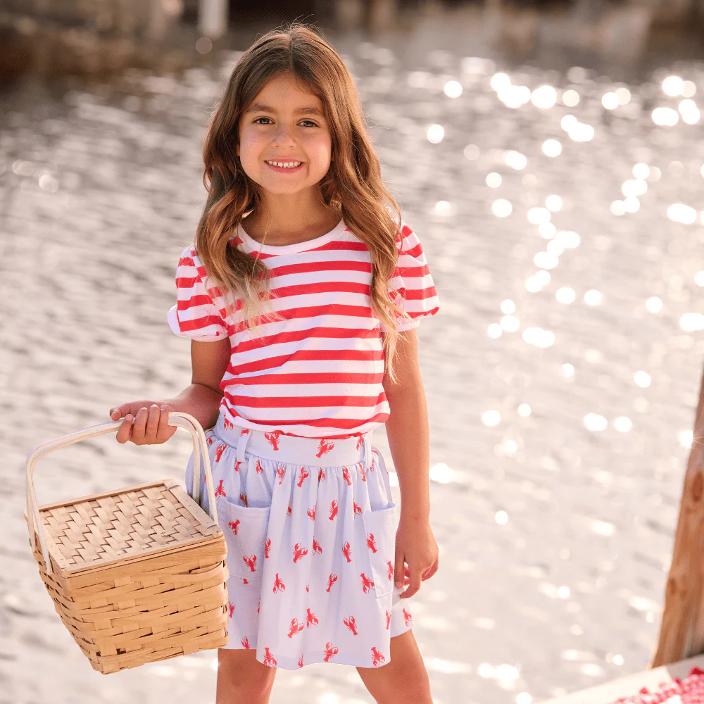 Harriett Pocket Skort - Crawfish - Image 3