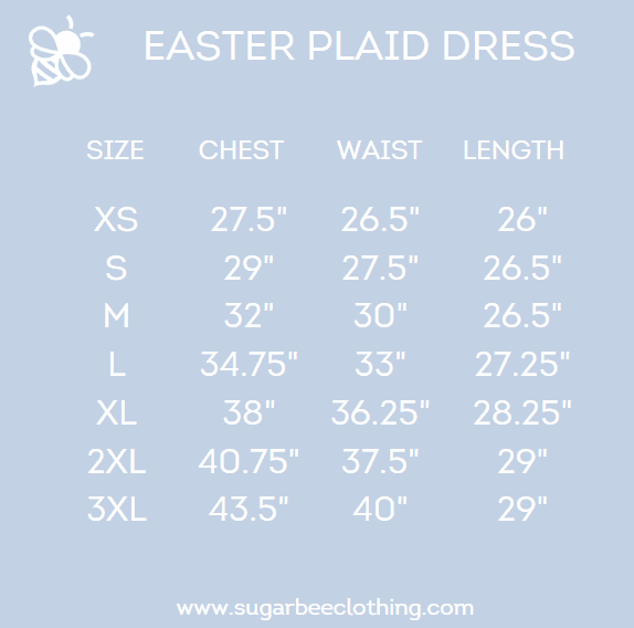 Hazel Sweetheart Dress - Easter Plaid - Image 3