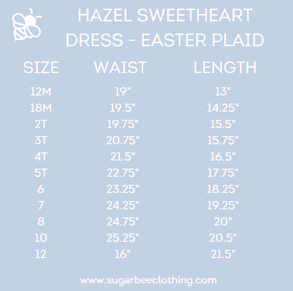 Mini Hazel Sweetheart Dress - Easter Plaid - Image 4