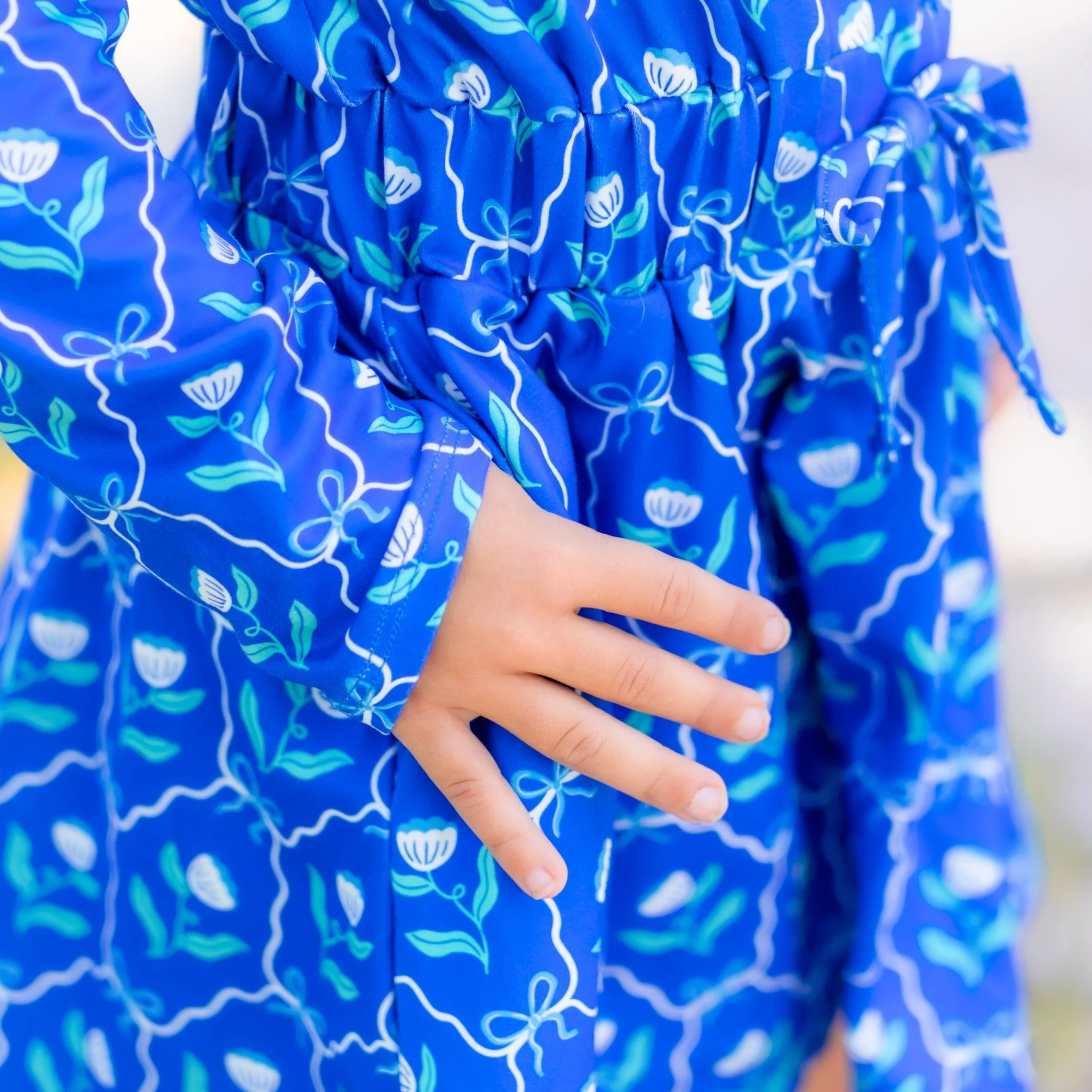 Heidi LS Polo Dress - Primrose Parade - Image 6