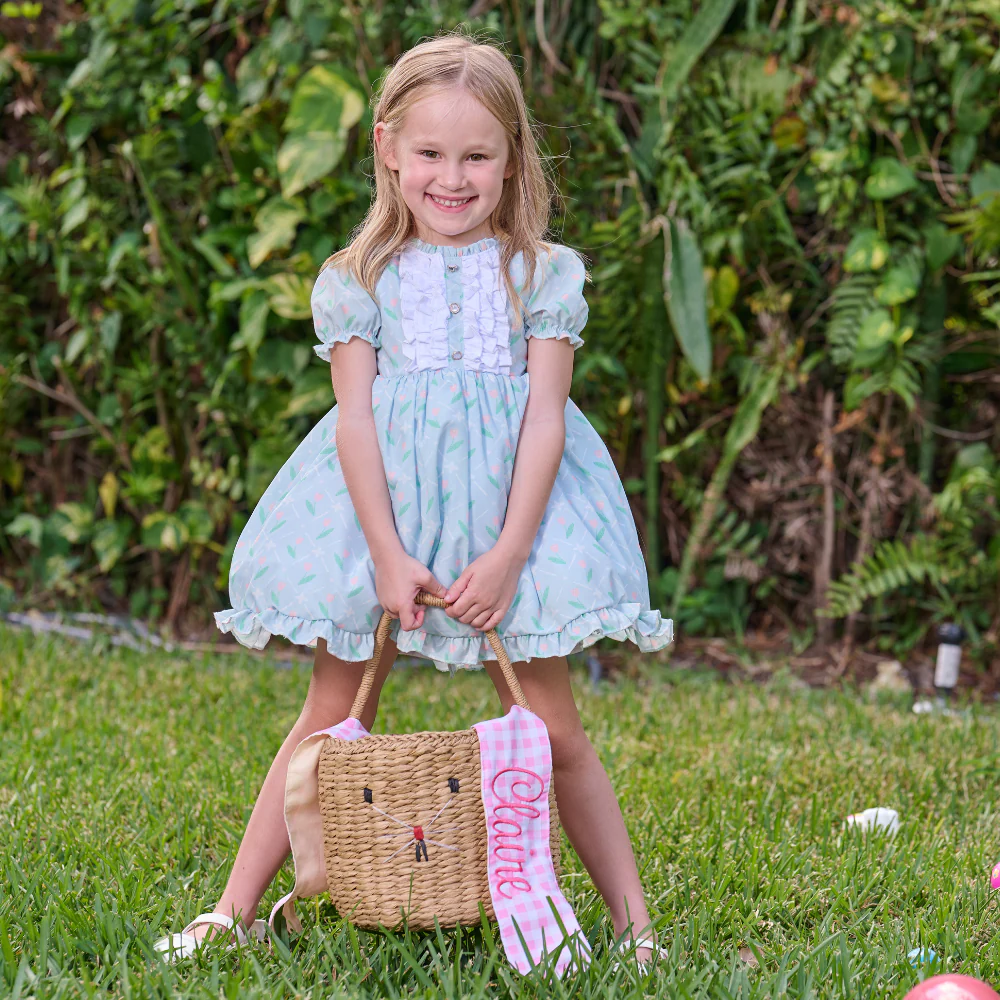Isabella Pettiskirt Dress - Pink Tulips - Image 4