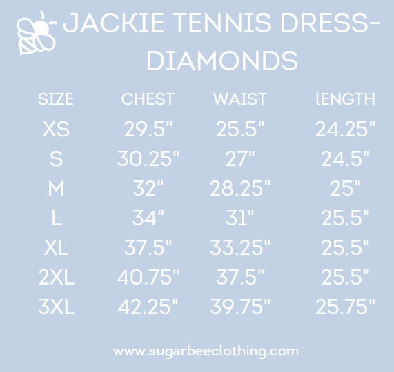 Jackie Pleated Tennis Dress - Diamonds - Image 4