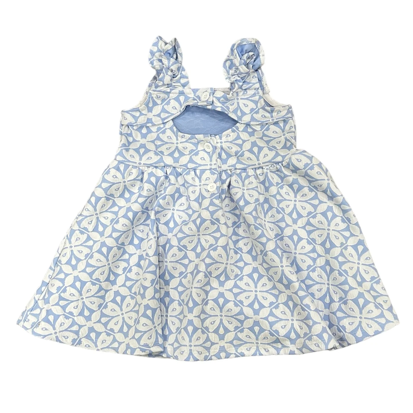 Jacquard Tank Dress - Spanish Indigo - Image 3