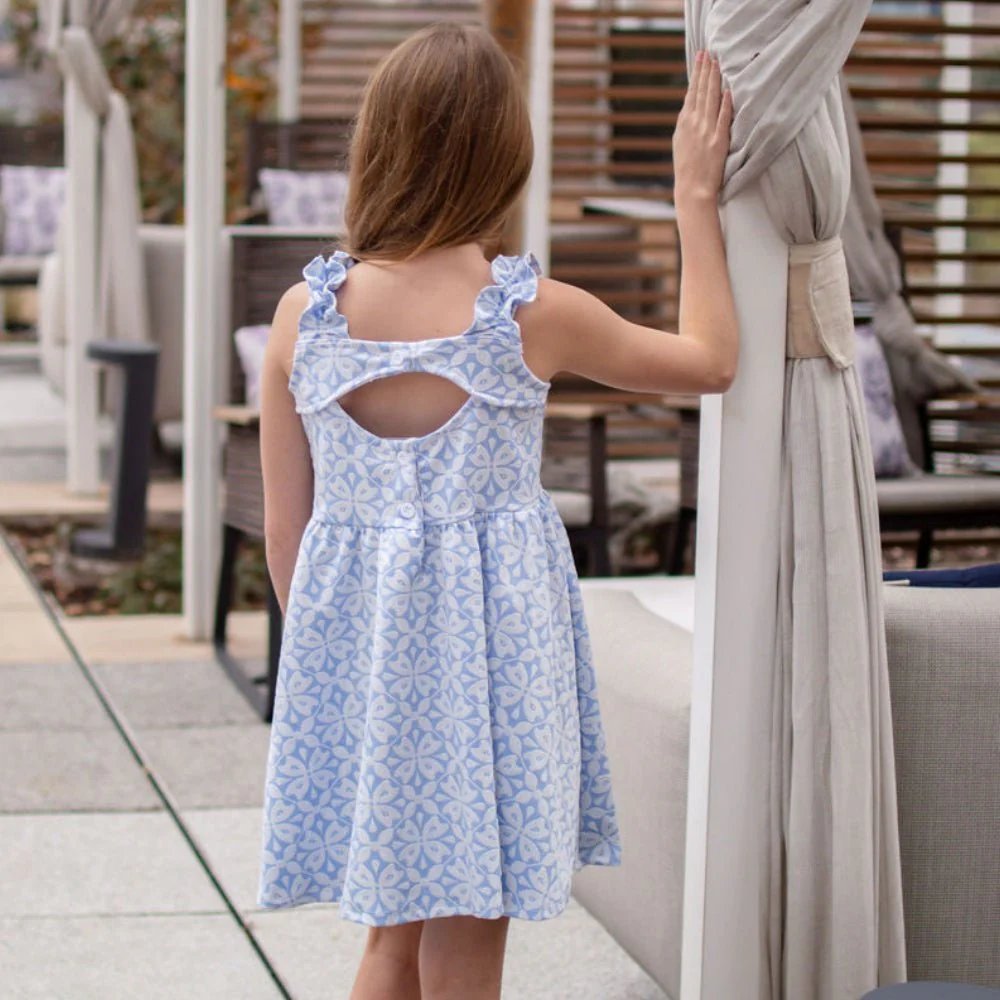Jacquard Tank Dress - Spanish Indigo - Image 7