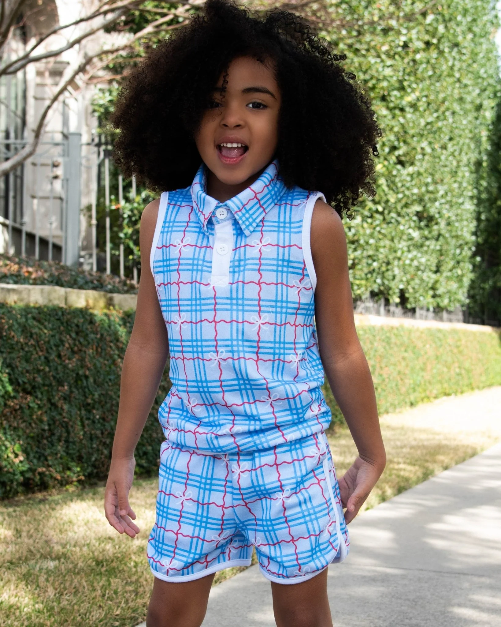 Janis Sleeveless Polo Set - All-American Bow - Image 3