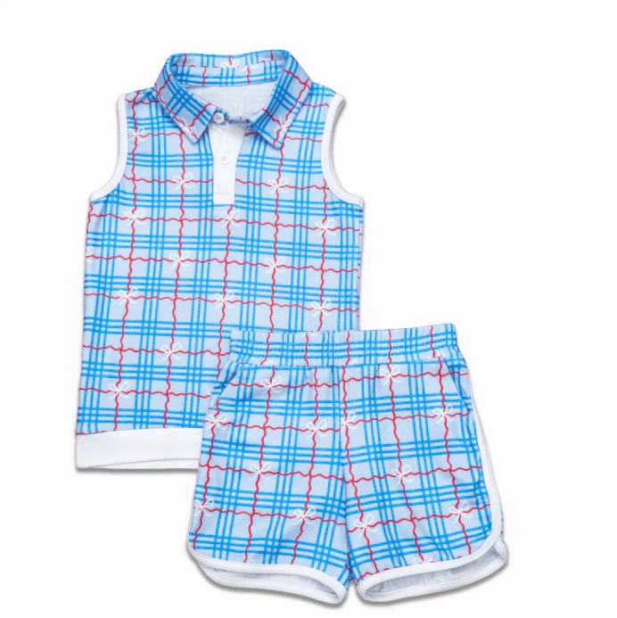 Janis Sleeveless Polo Set - All-American Bow - Image 6