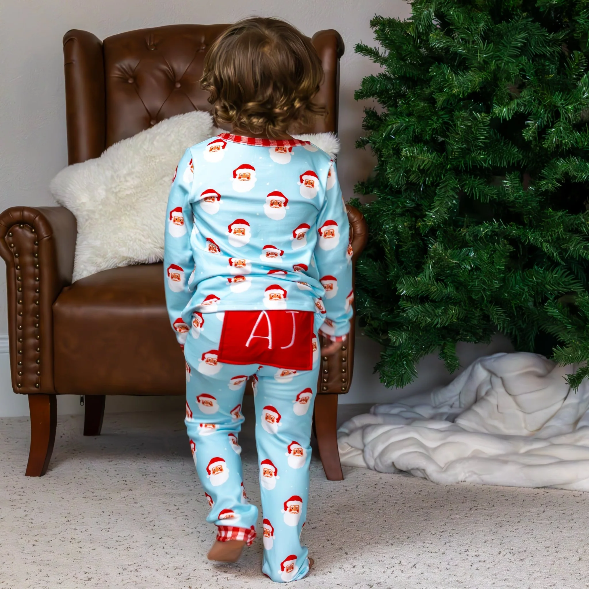 Buttflap Pajamas - Vintage Santa Holiday Lounge - Image 3