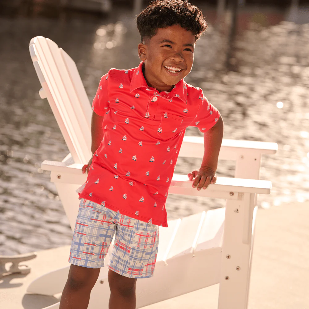 Kent Golf Shorts - Cape Cod Madras - Image 3