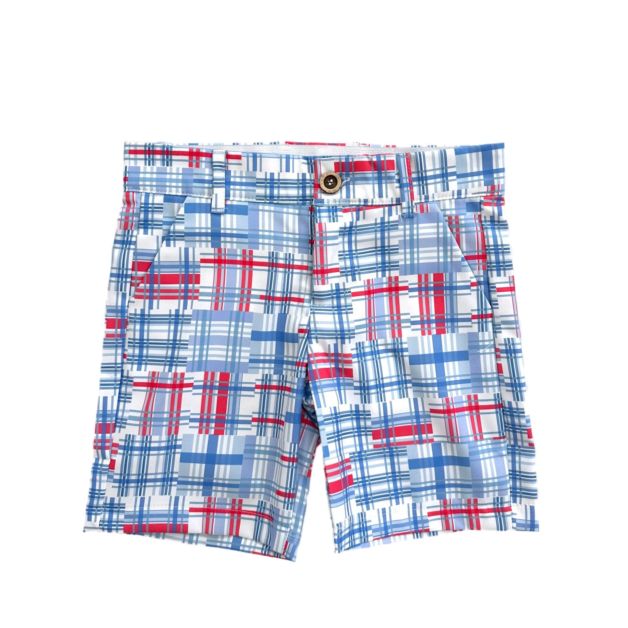 Kent Golf Shorts - Cape Cod Madras - Image 8