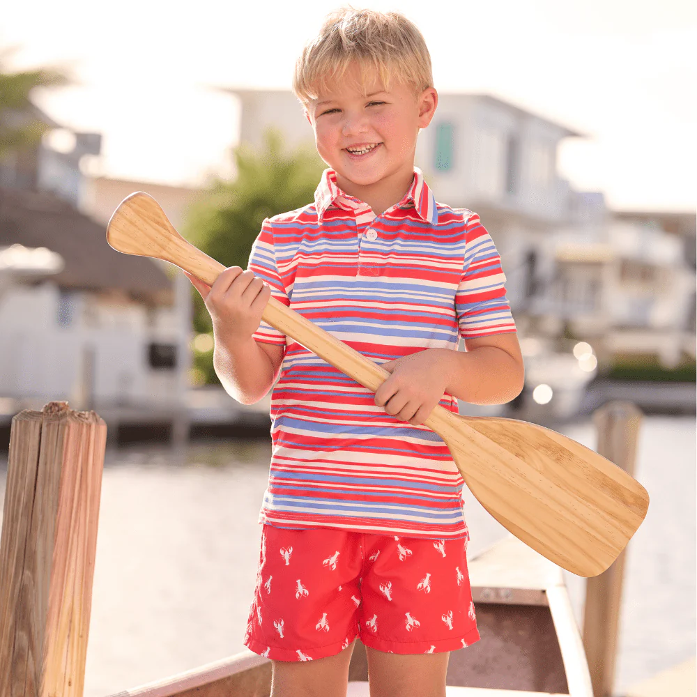 Kyson Boy Pocket Shorts - Red Lobsters - Image 3