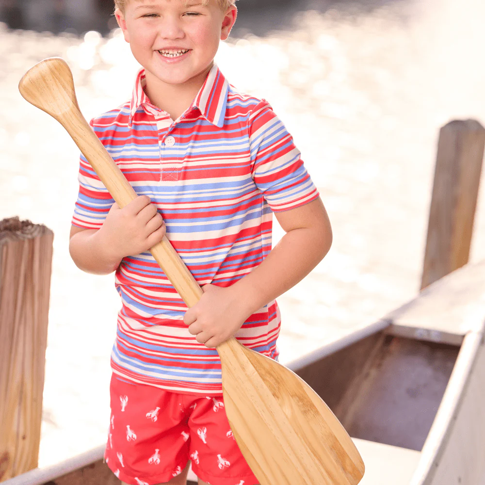 Kyson Boy Pocket Shorts - Red Lobsters - Image 4