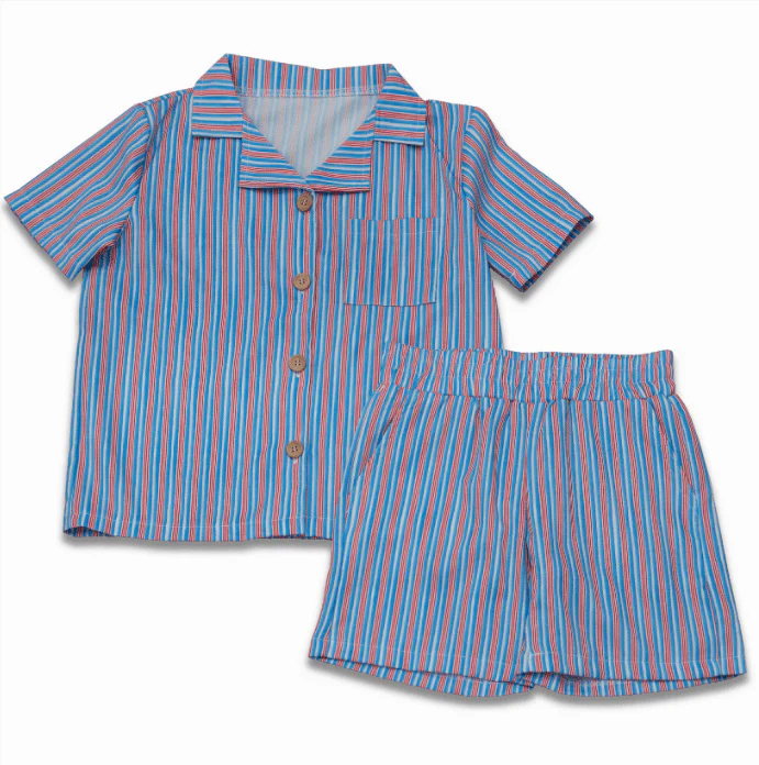 Craig Woven Short Set - USA Stripes - Image 6