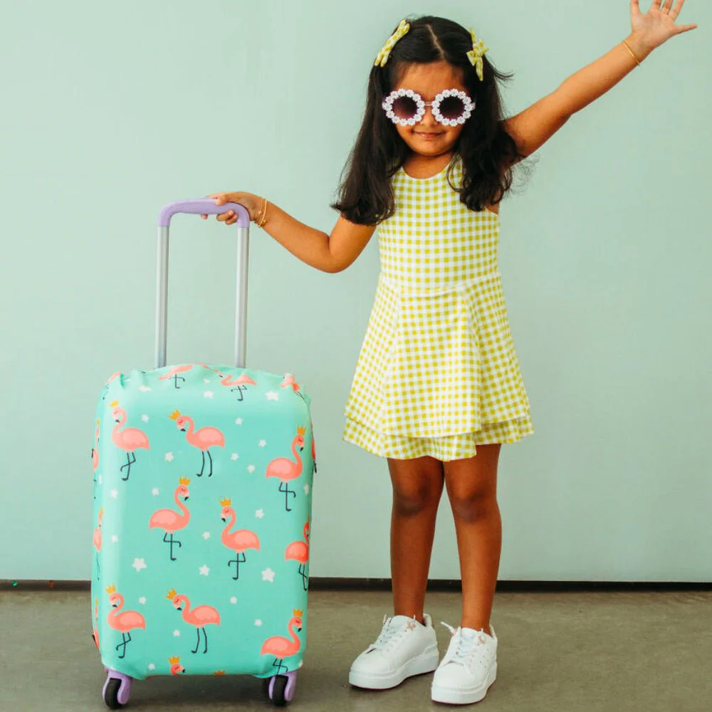 Luggage Cover - Royal Flamingos - Image 5