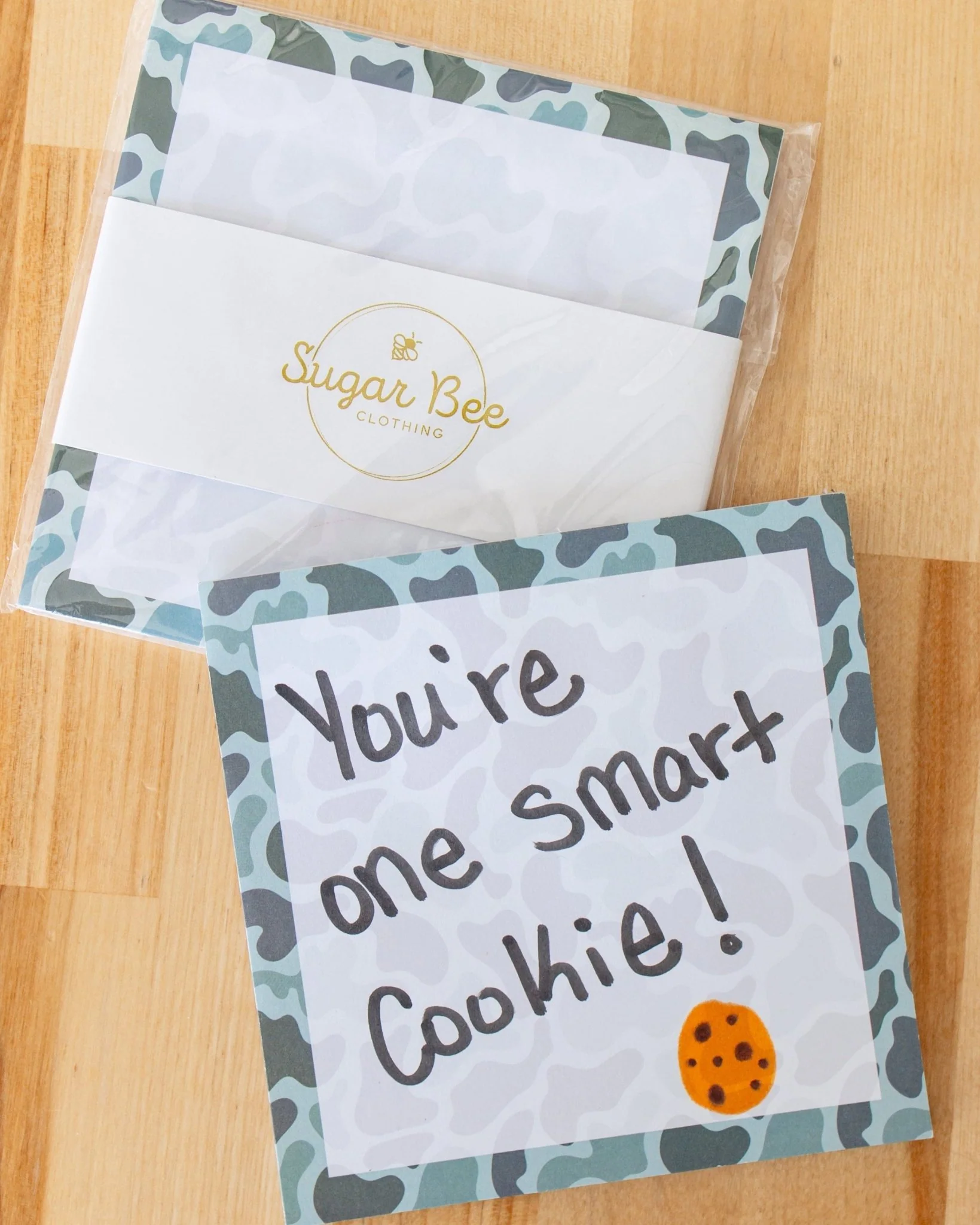 Lunch Bag Notes - Green Camo