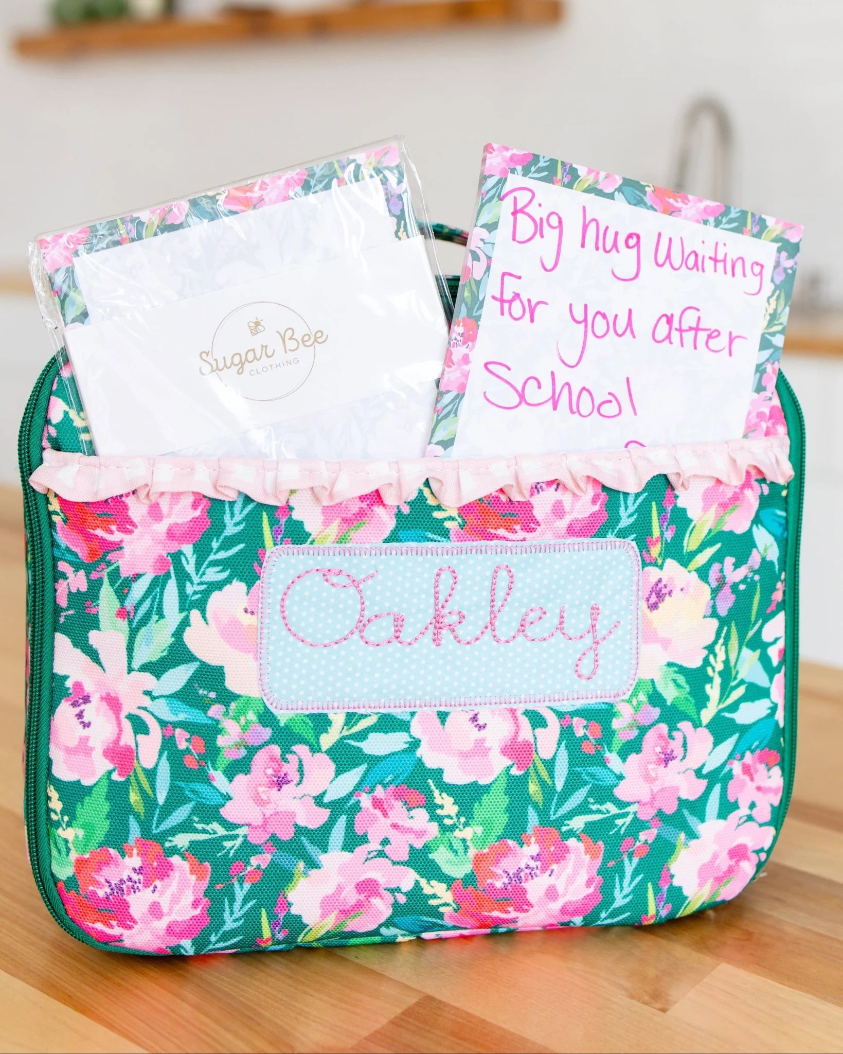 Lunch Bag - Peony Floral - Image 2