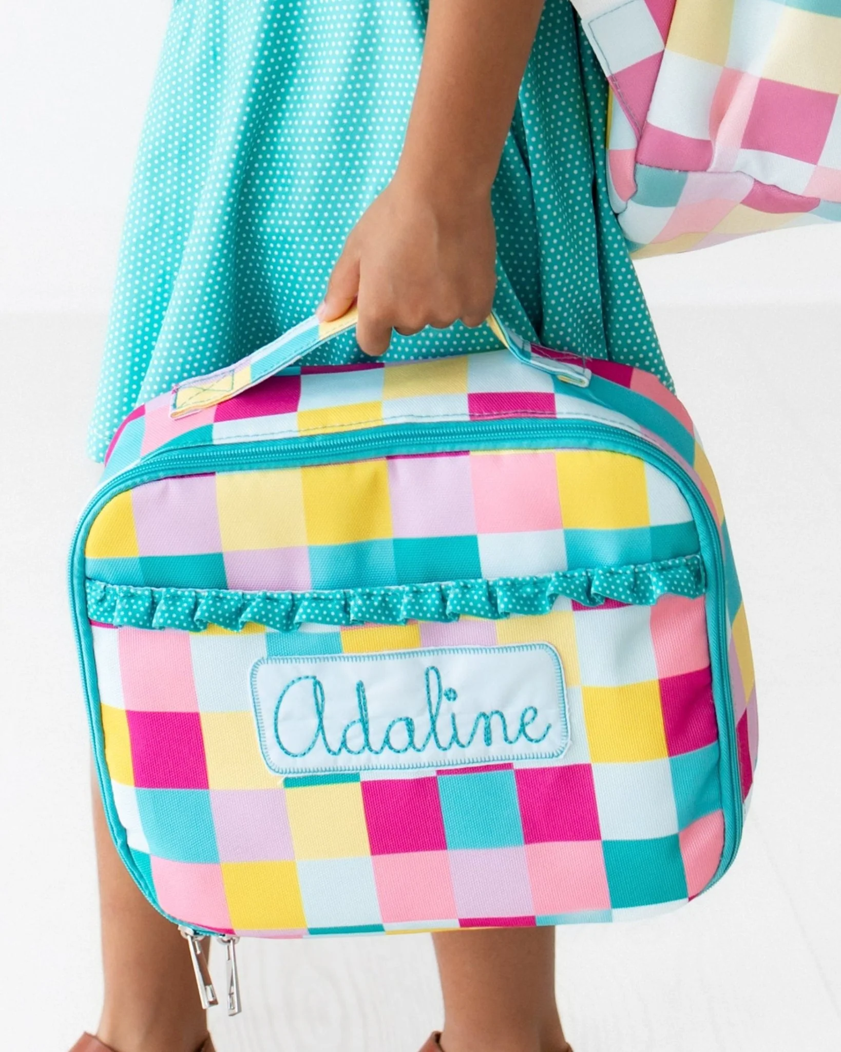 Lunch Bag - Girl Checkered