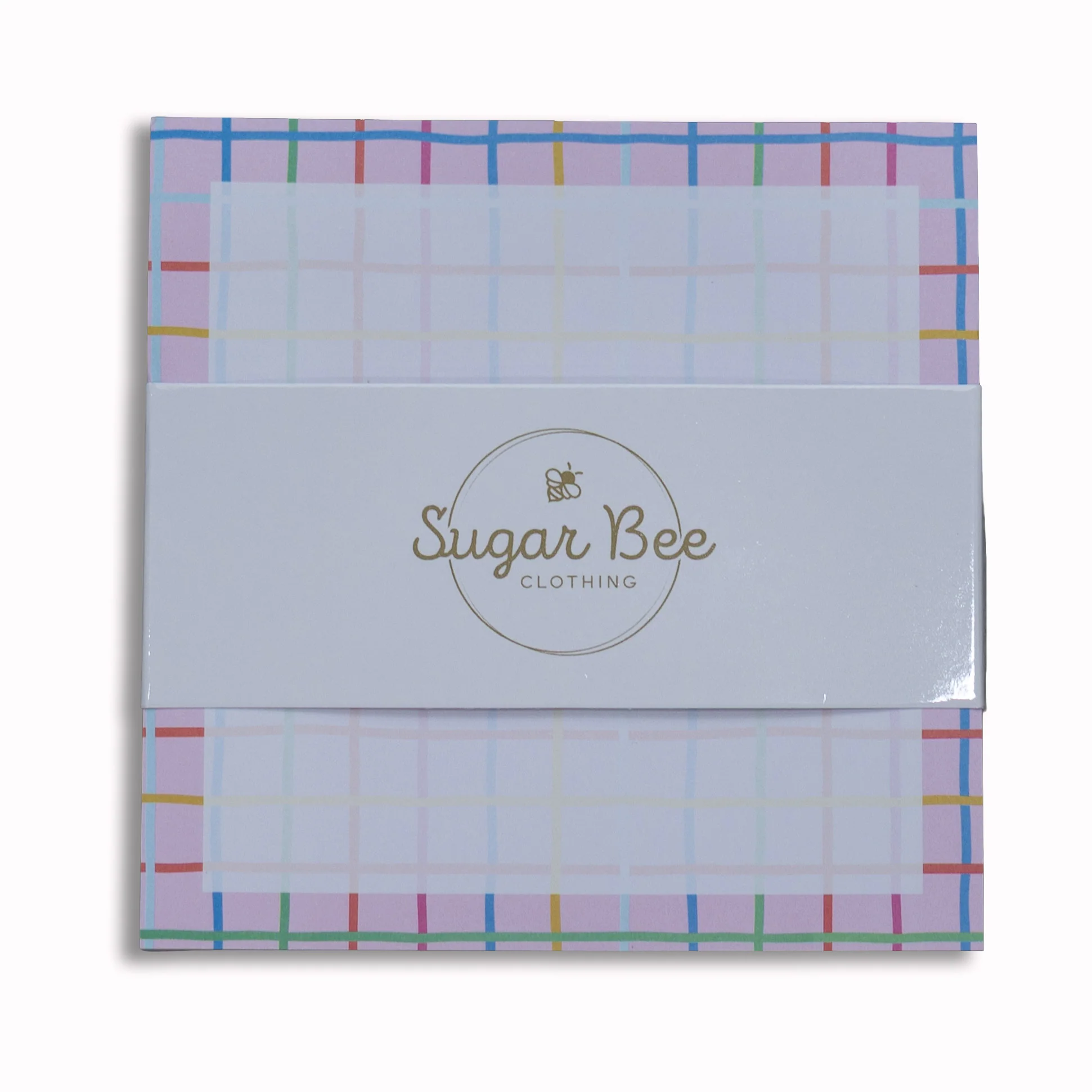 Lunch Bag Notes - Pink Plaid