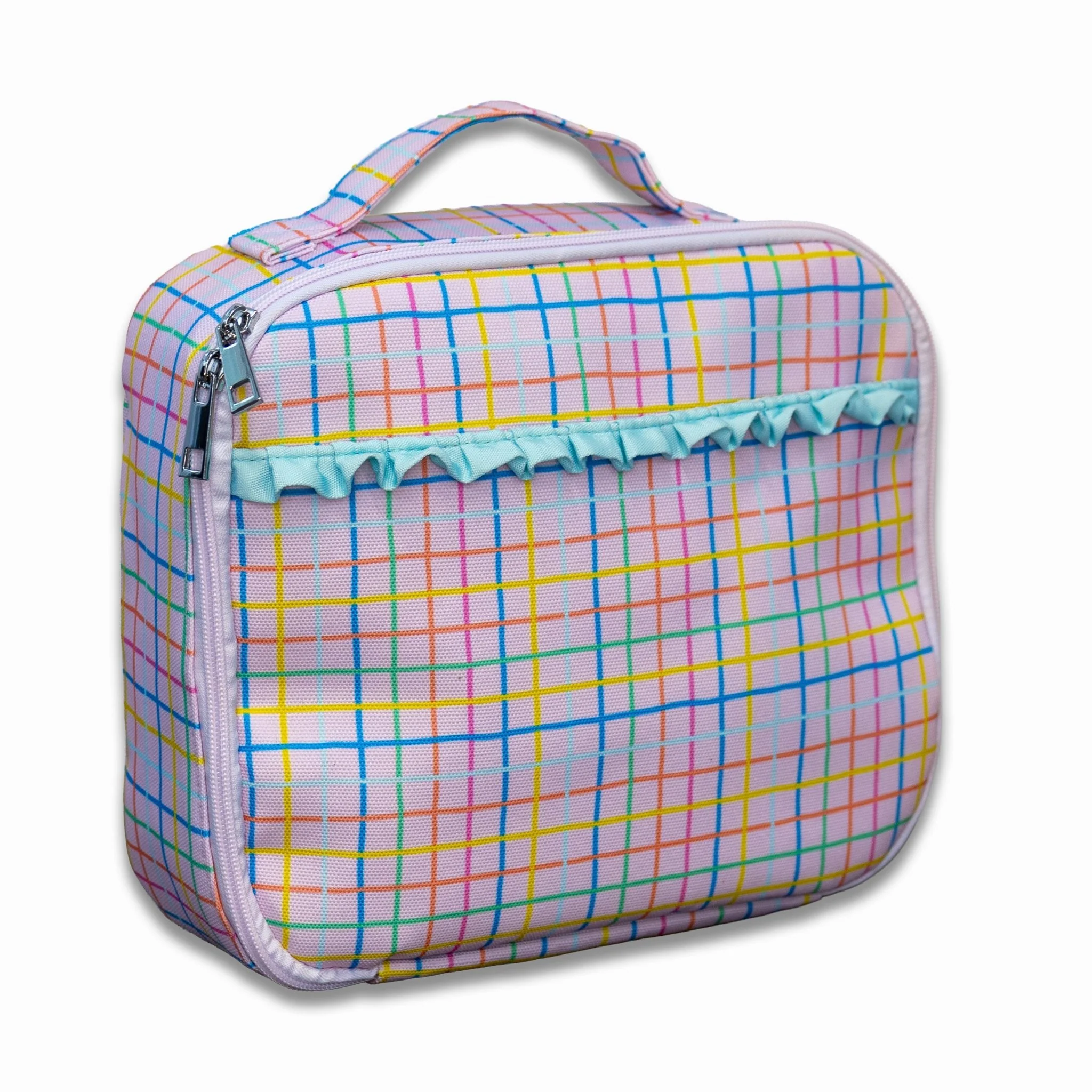 Lunch Bag - Pink Plaid - Image 3