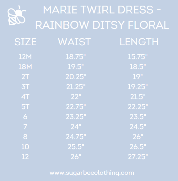 Marie Peter Pan Twirl Tank Dress - Rainbow Ditsy Floral - Image 5