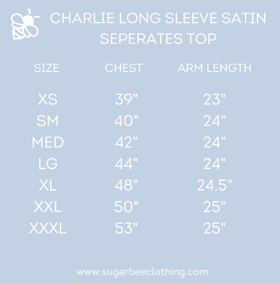 Charlie Satin Separates - Red Long Sleeve Top - Image 9