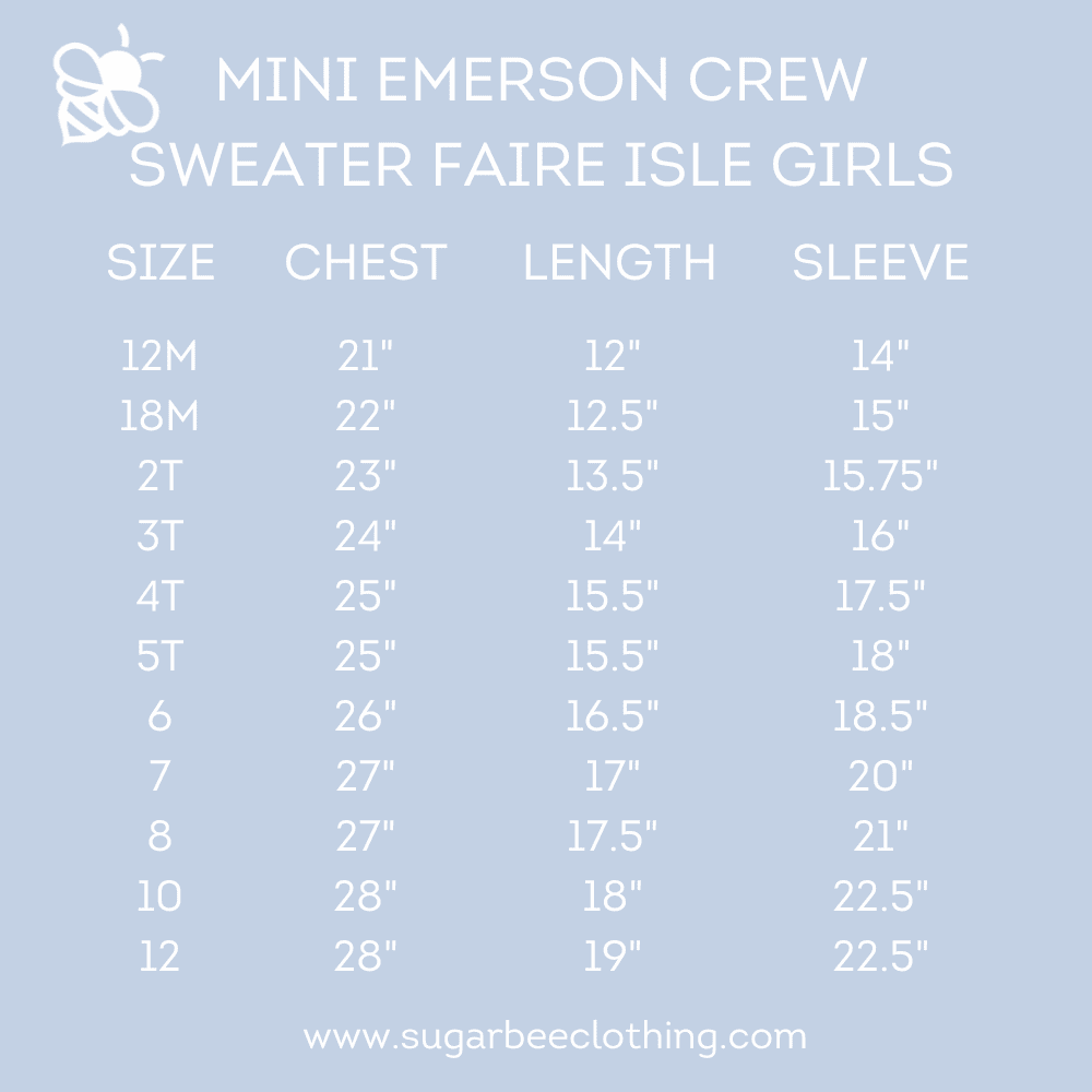 Mini Emerson Crew Sweater - Christmas Fair Isle - Image 2