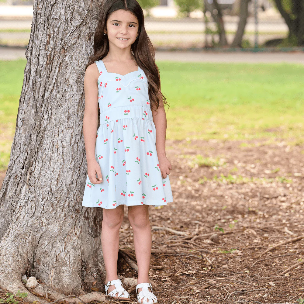 Hazel Sweetheart Dress - Cherries - Image 5