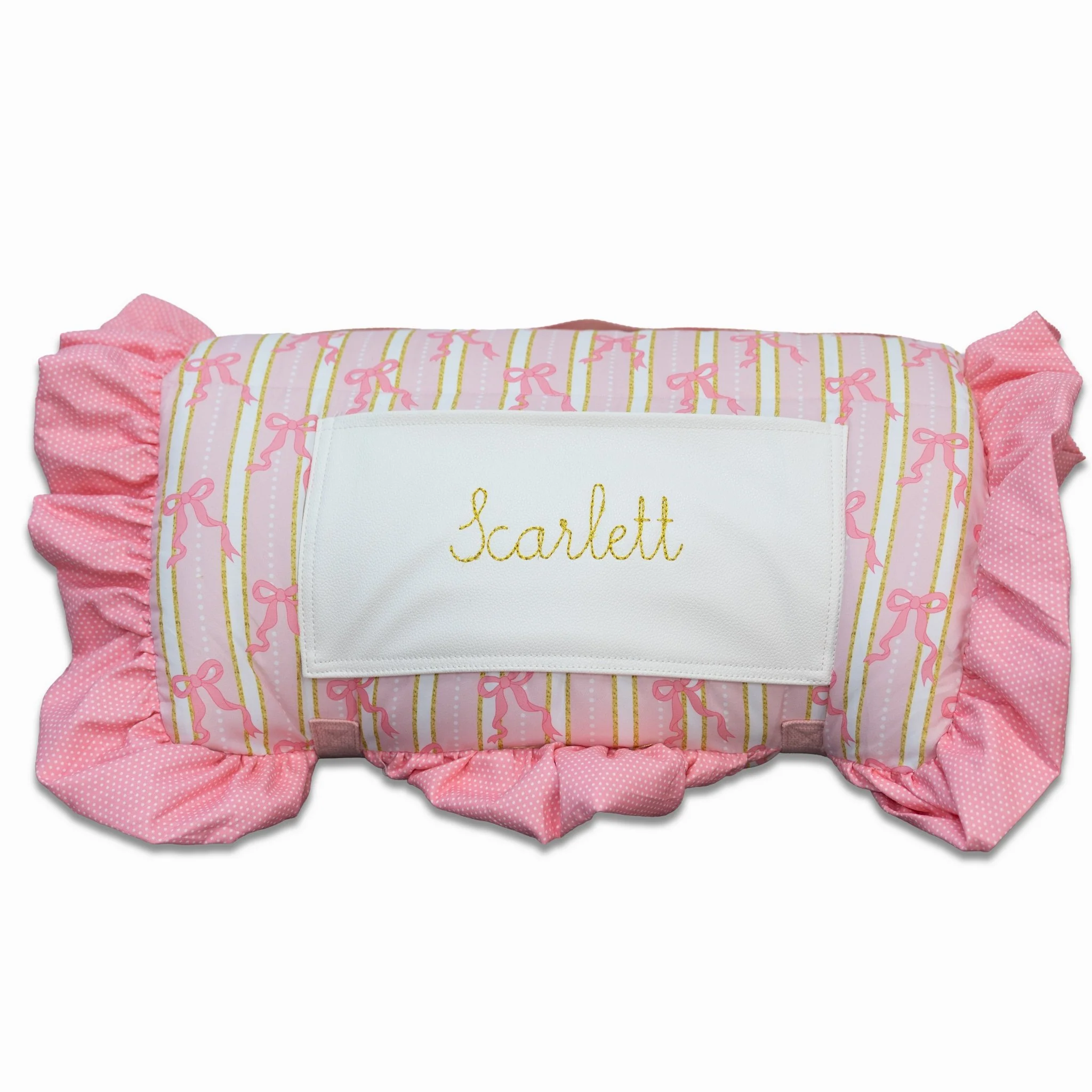 Nap Mat - Pink Bows - Image 4